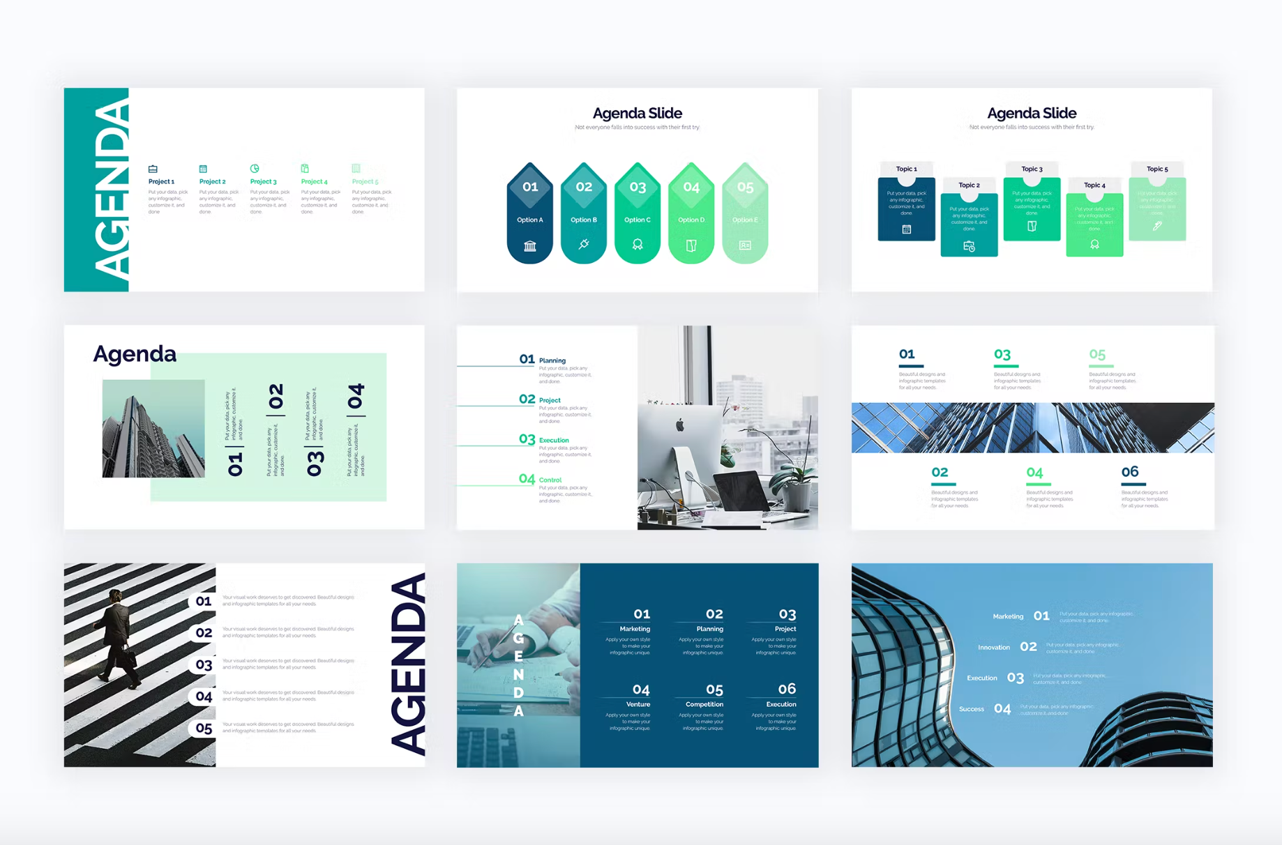 290Business Agenda Illustrator Infographics - whaledesign