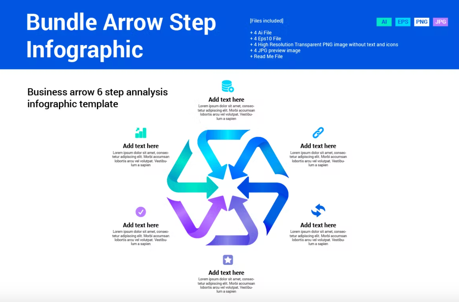 292Bundle Arrow Step Infographic - whaledesign