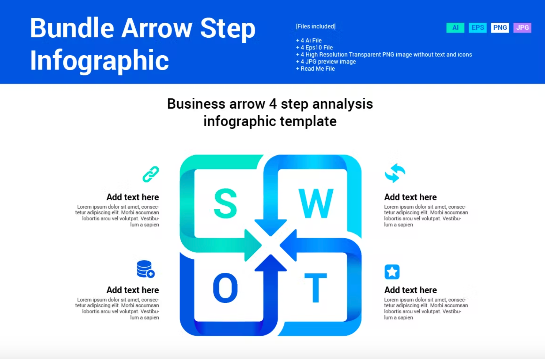 292Bundle Arrow Step Infographic - whaledesign