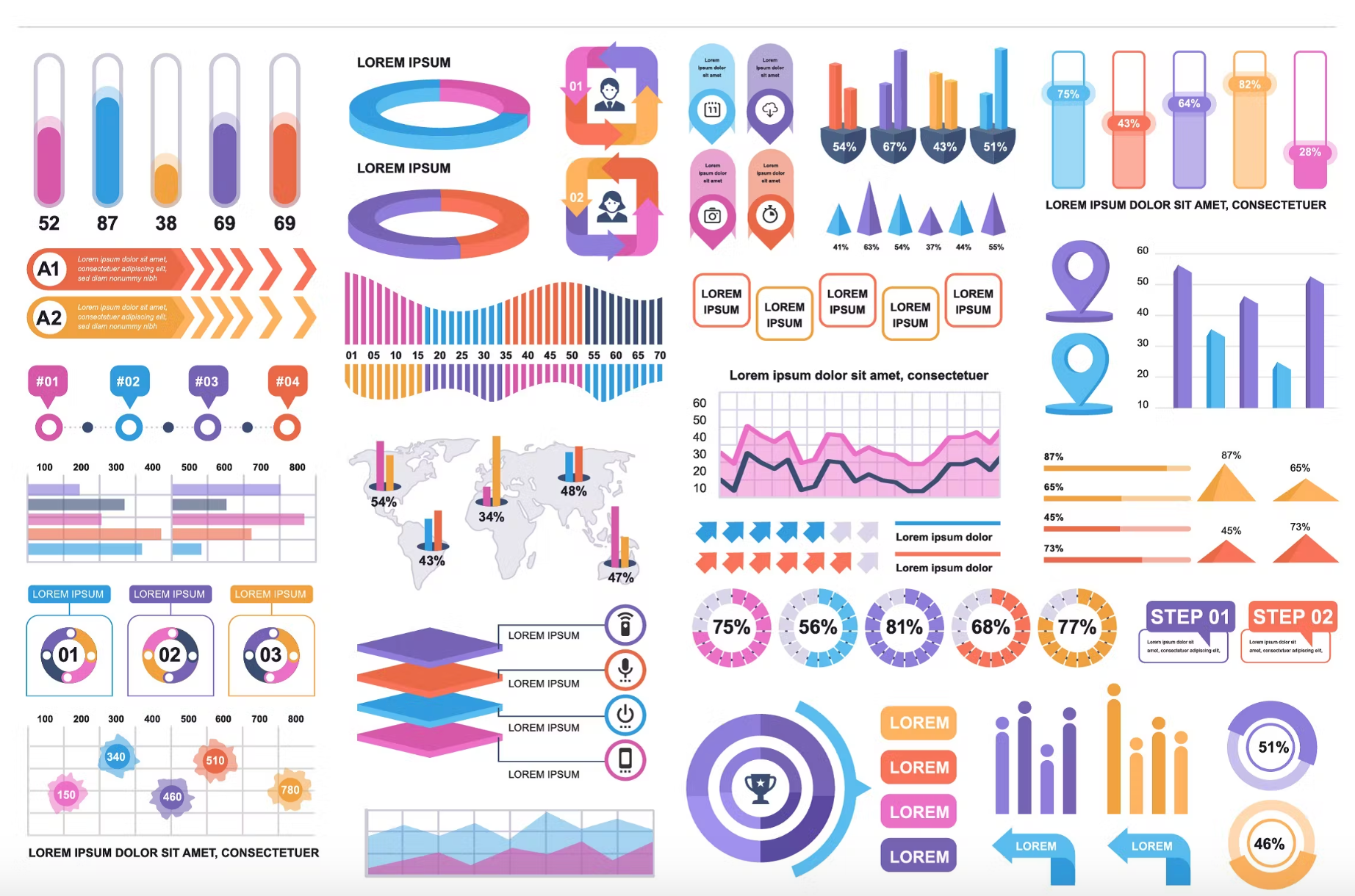 299Infographic Elements - whaledesign