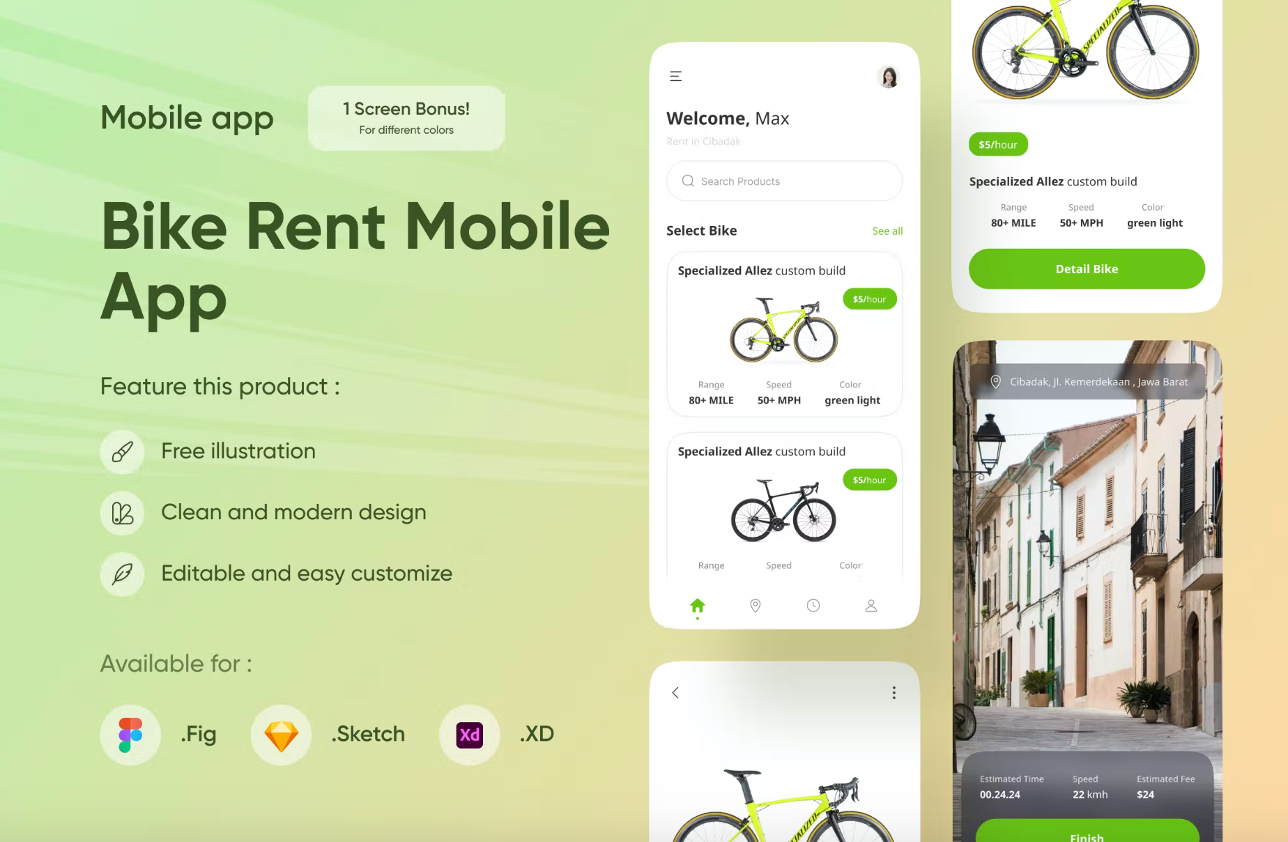 301Bike Rent App - whaledesign