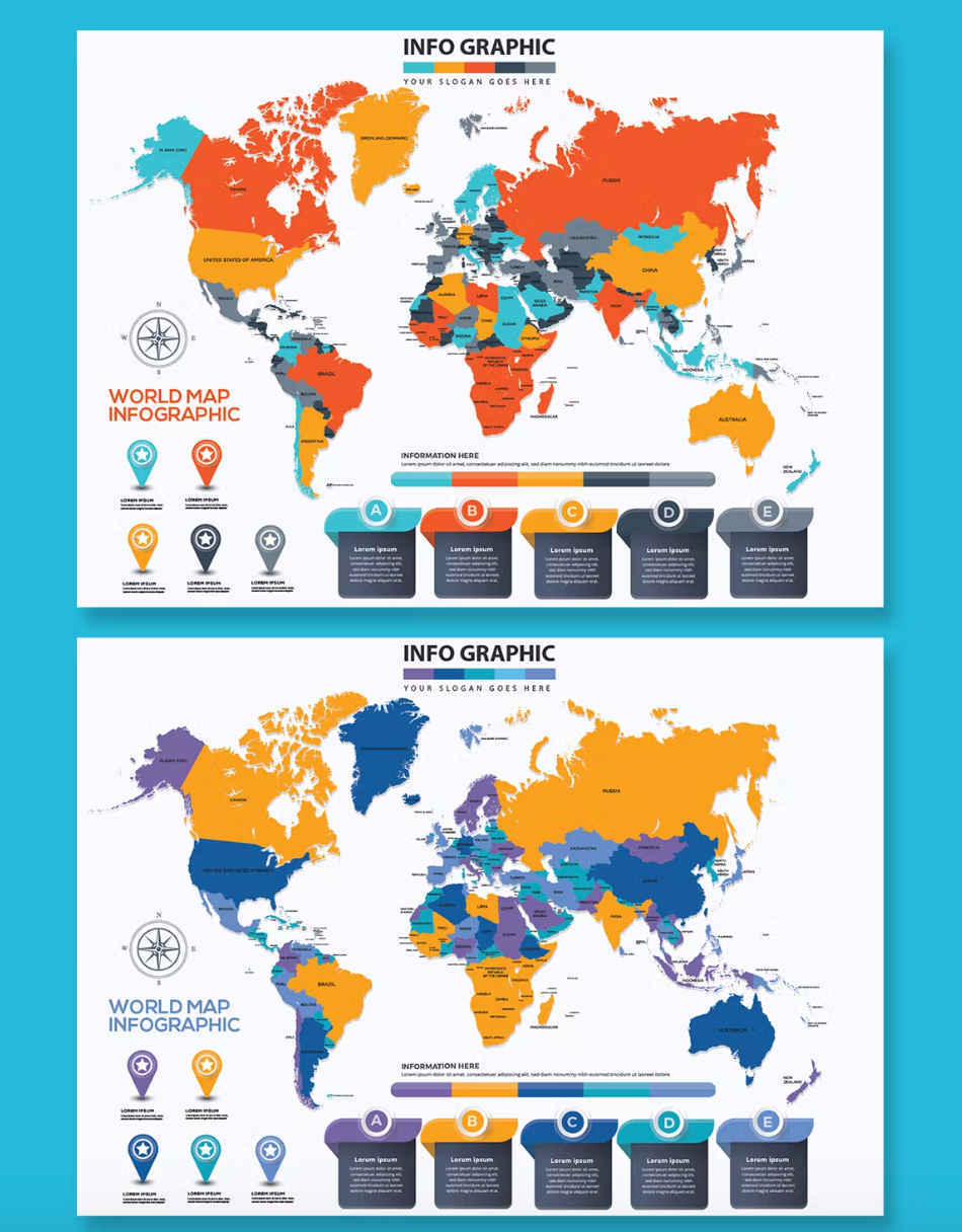 304Maps Infographic Design - whaledesign