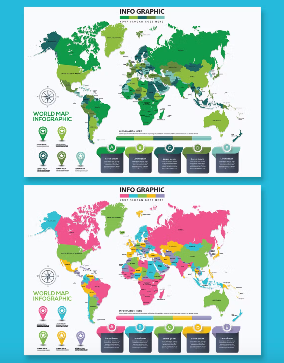 304Maps Infographic Design - whaledesign