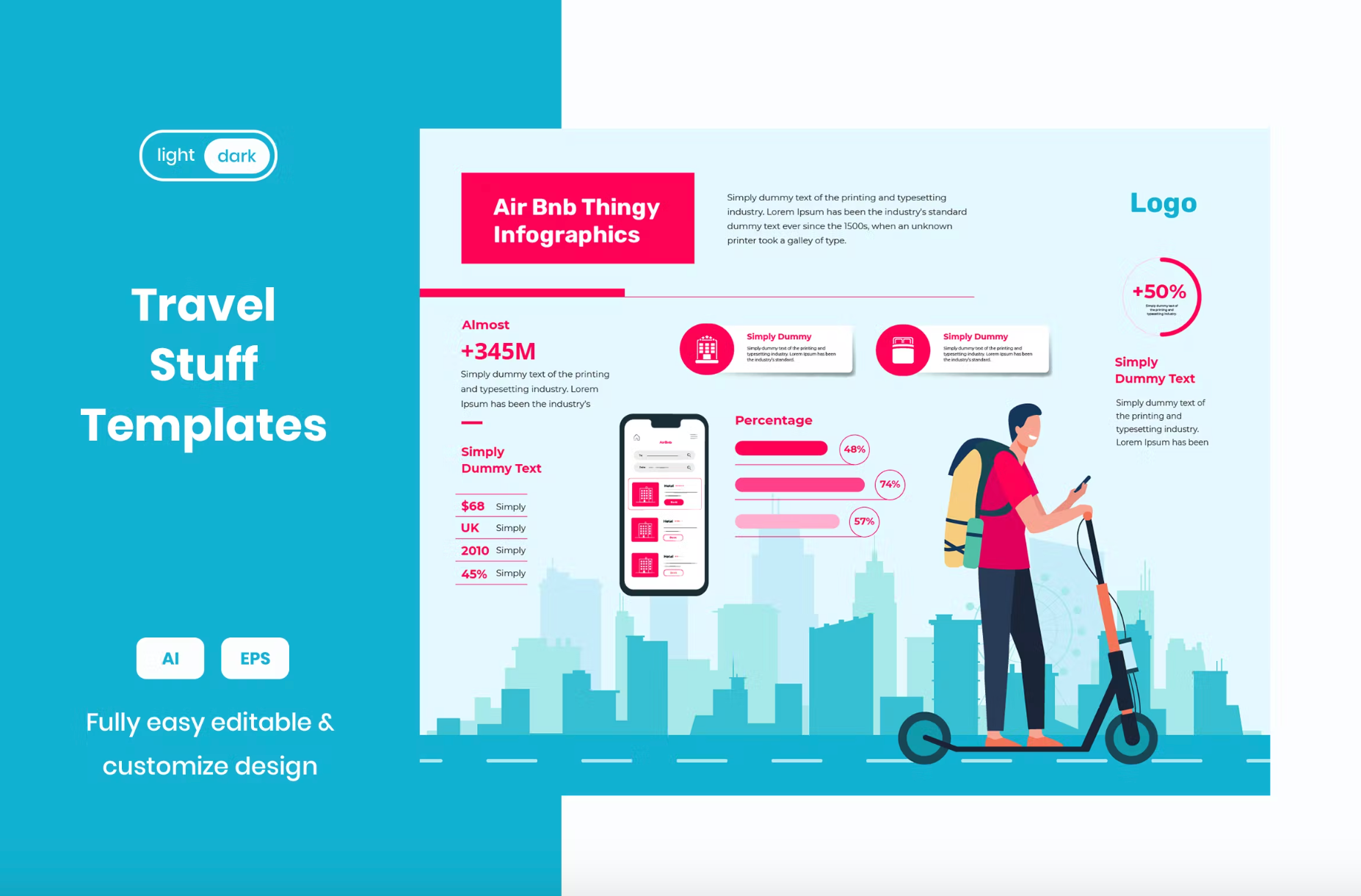 316Travel Tips Infographic Template - whaledesign