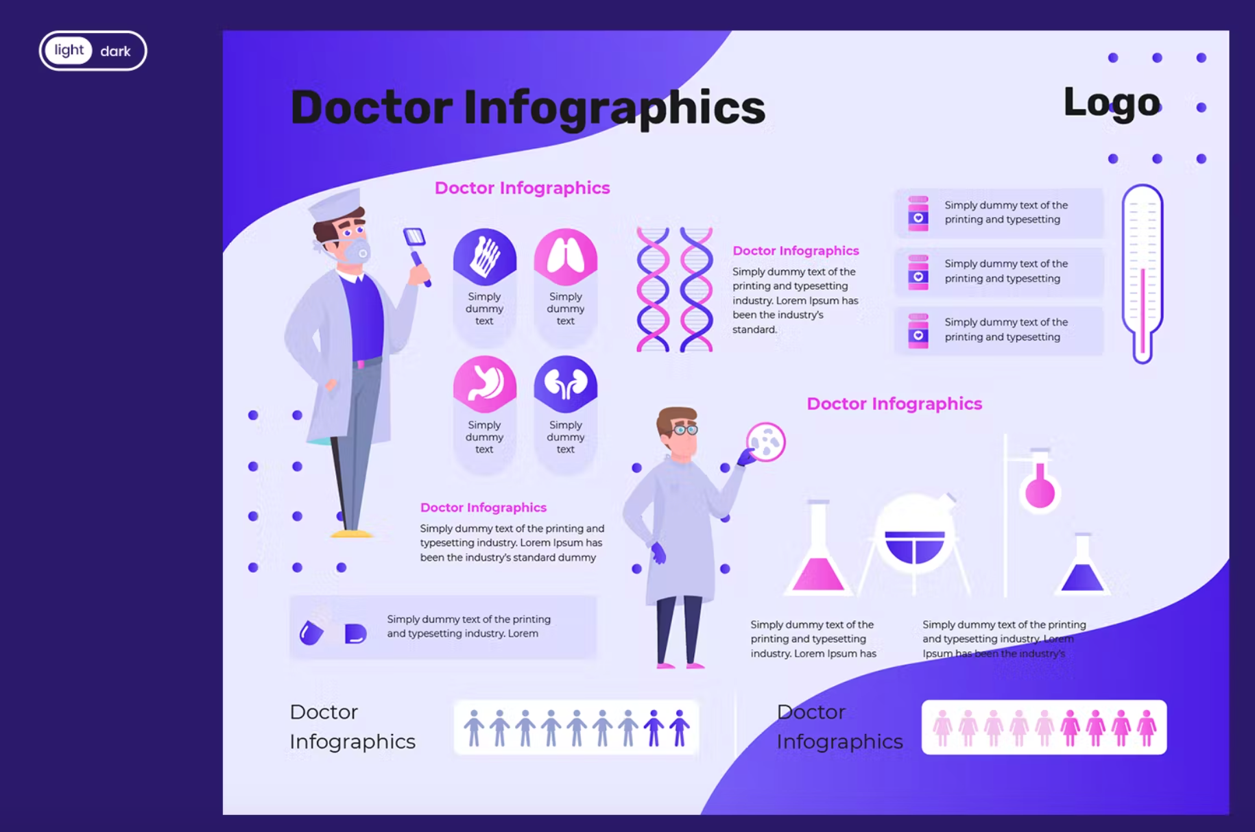 319Infographic template : Doctor - whaledesign