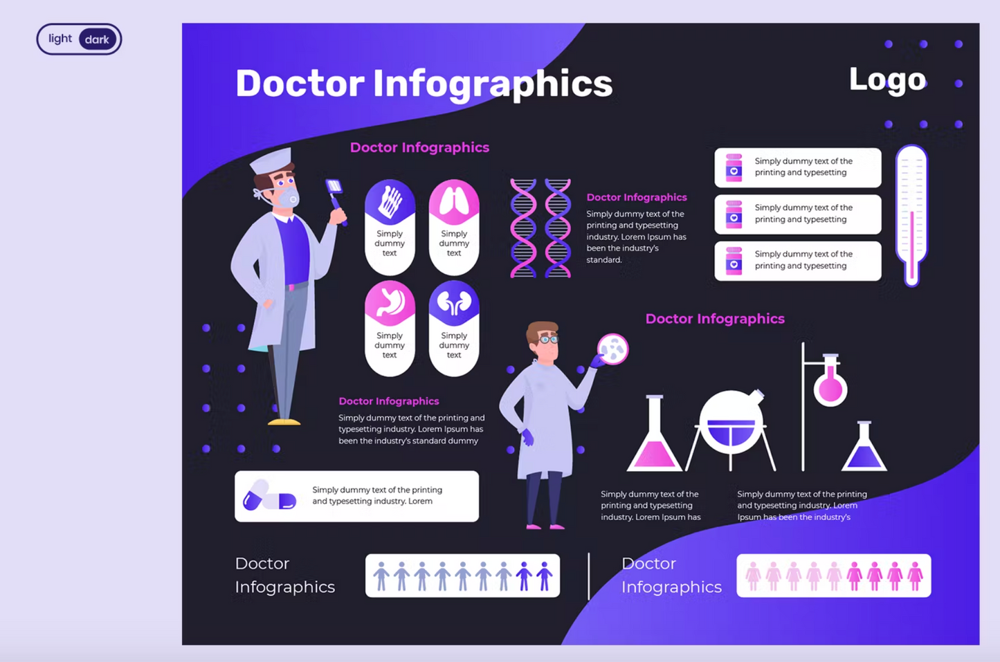 319Infographic template : Doctor - whaledesign