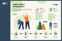 323Sport Infographic Template for Elderly People - whaledesign