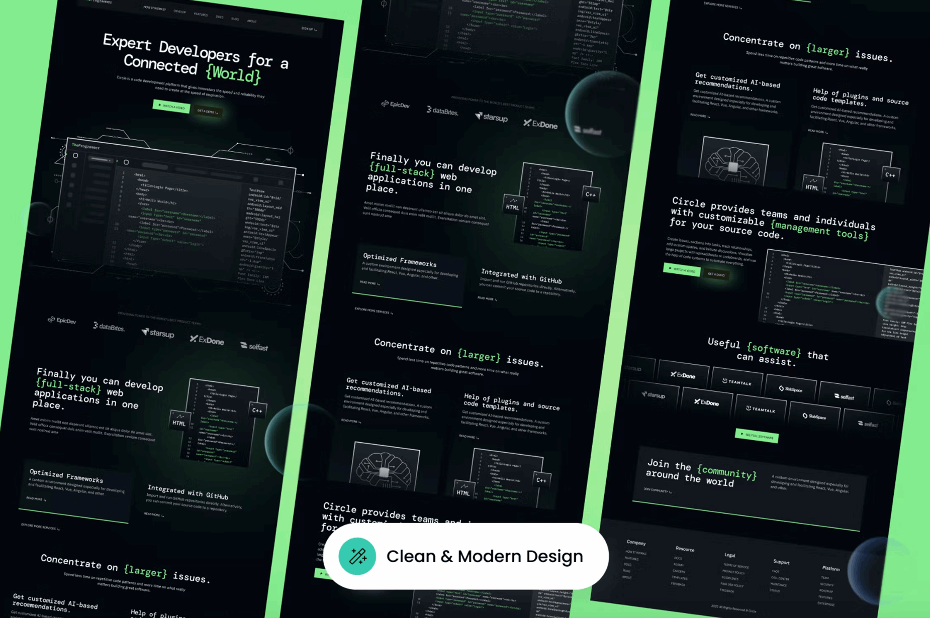 219TheProgrammer - Developer Portfolio Landing Page