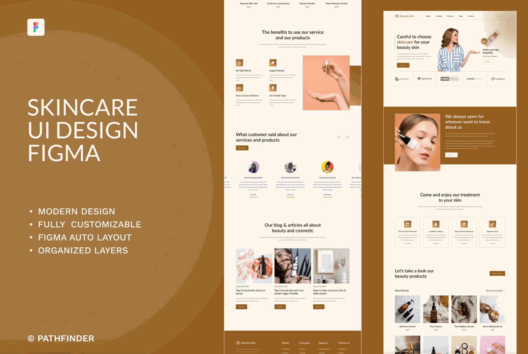 221Skincare - Skincare Figma Design - whaledesign