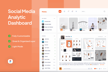 224Pansos - Social Media Analytic Dashboard - whaledesign