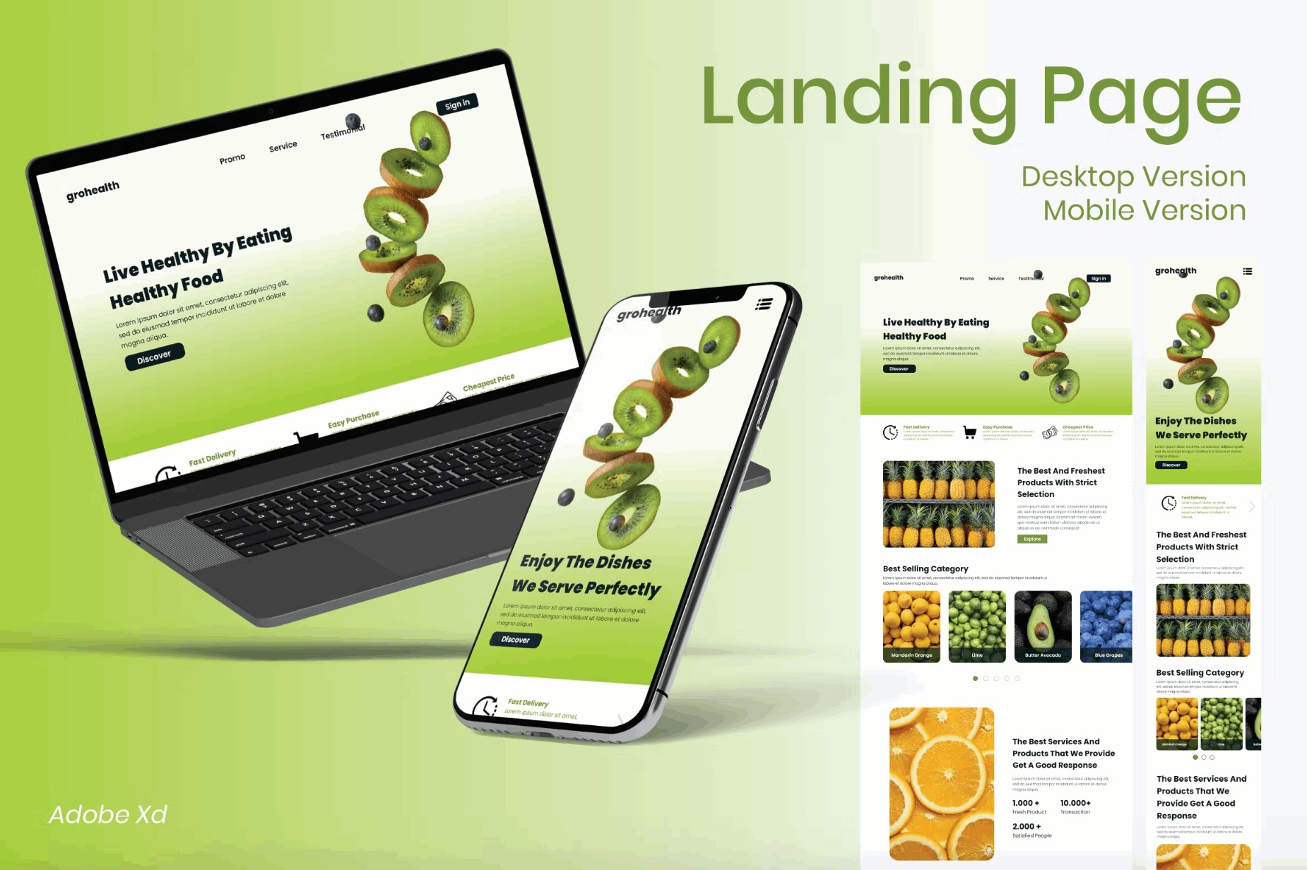 225Food Landing Page