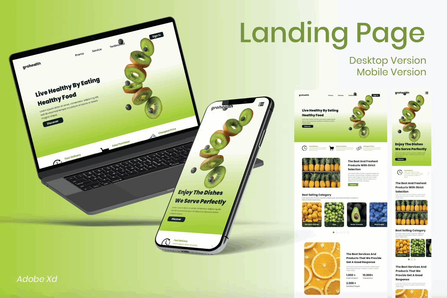225Food Landing Page - whaledesign