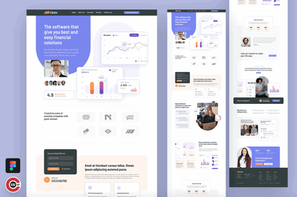 226San - Financial Service Landing Page Design - whaledesign
