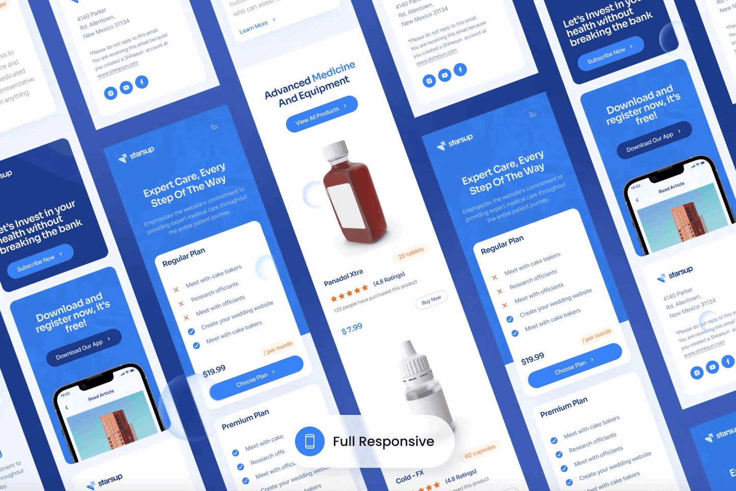 227Starsup - Medical Email Newsletter - whaledesign