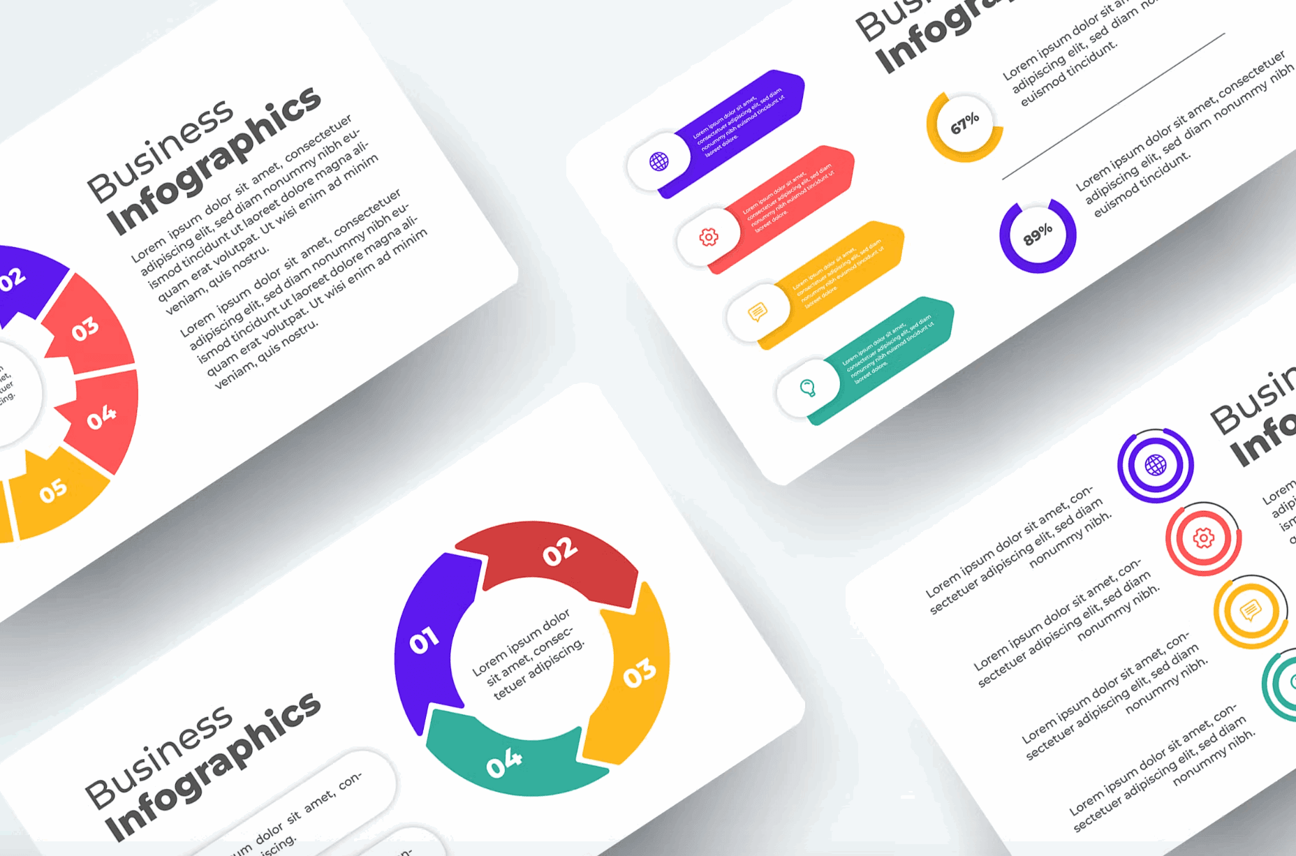 234Progress Business Infographics - whaledesign
