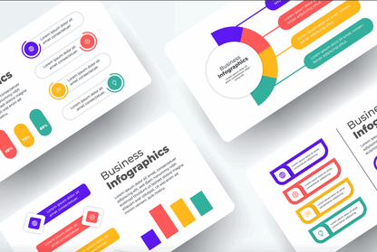236Colorful Elegant Infographics - whaledesign
