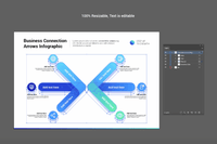 239Connection Arrow Infographic - whaledesign