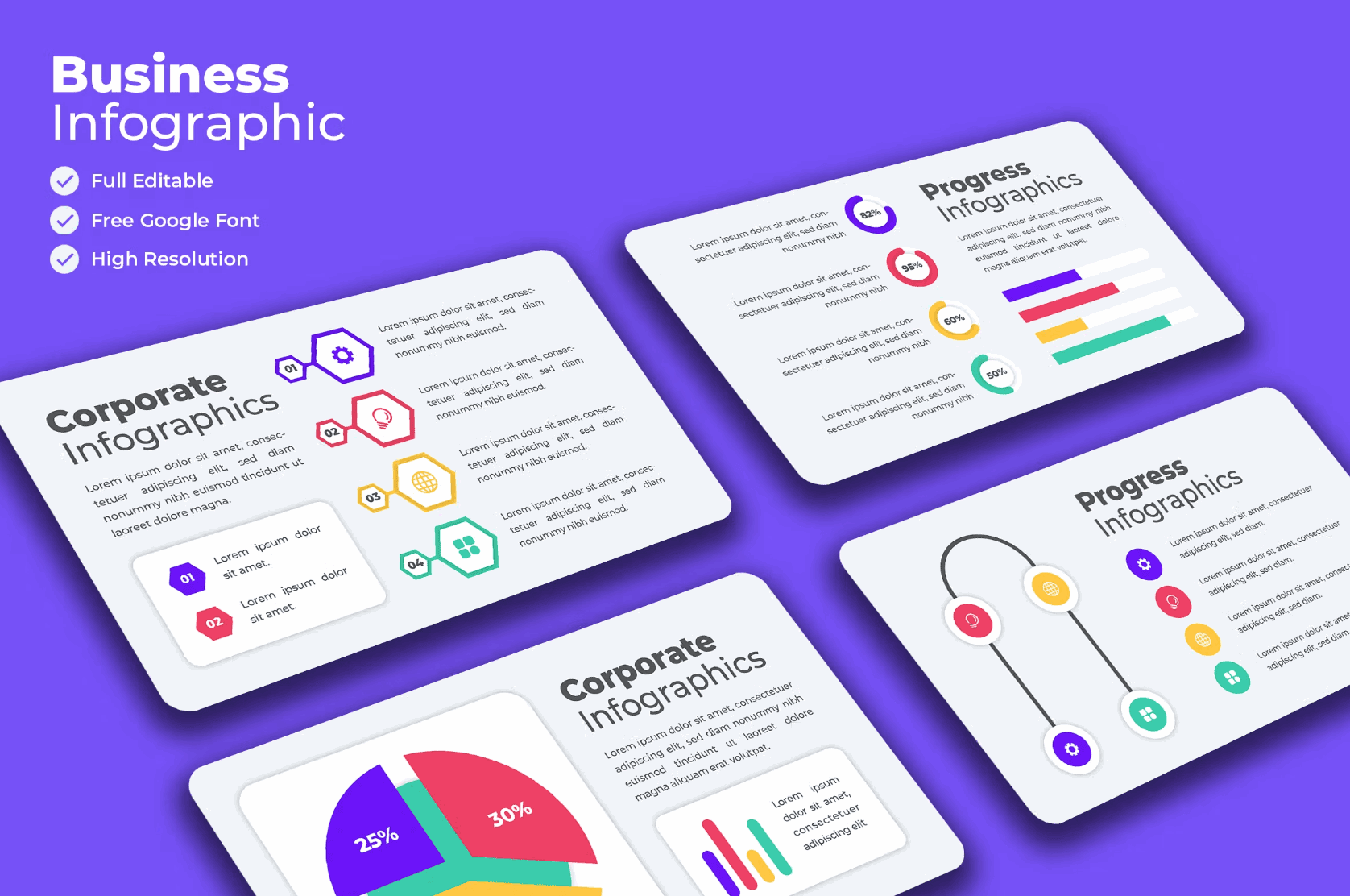 241Timeless Infographics Templates - whaledesign