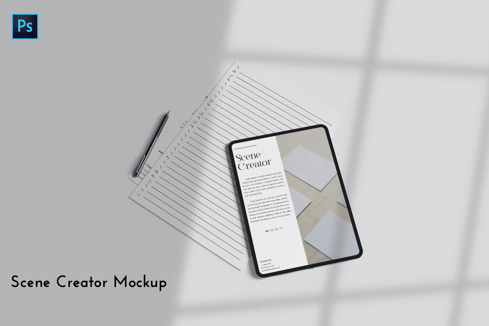 348Scene Creator Mockup - whaledesign