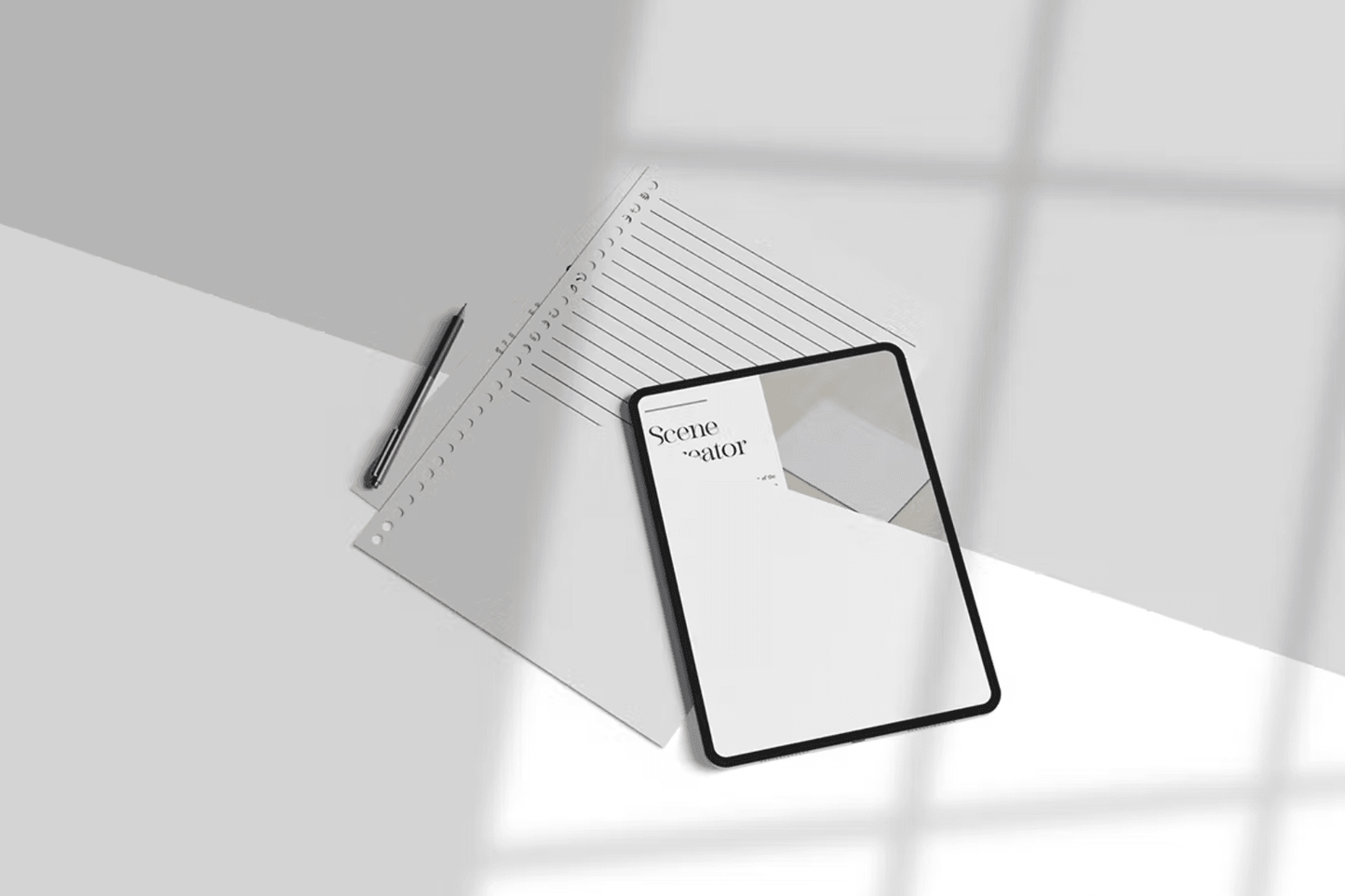 348Scene Creator Mockup - whaledesign