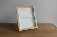 350Picture & Photo Wooden Frame Mockup - whaledesign