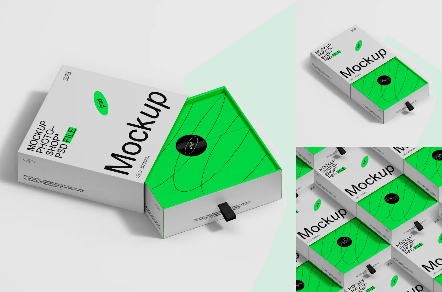 357Paper Box Mockup Set - whaledesign