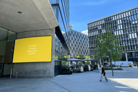 411Business Center Billboard Screen Mock-up - whaledesign