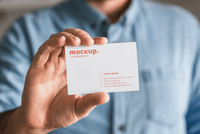 396Photo Based Business Card Mockup - whaledesign