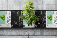 360Street Advertising Mockup Set - whaledesign