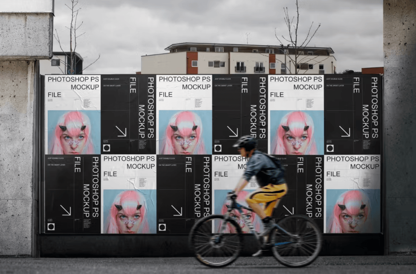 360Street Advertising Mockup Set - whaledesign
