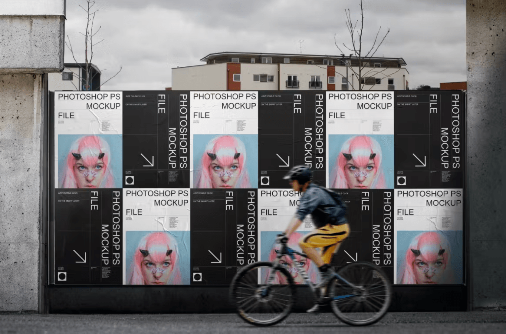 360Street Advertising Mockup Set - whaledesign