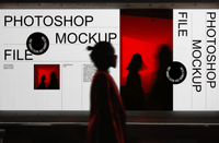 360Street Advertising Mockup Set - whaledesign