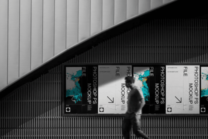 360Street Advertising Mockup Set - whaledesign
