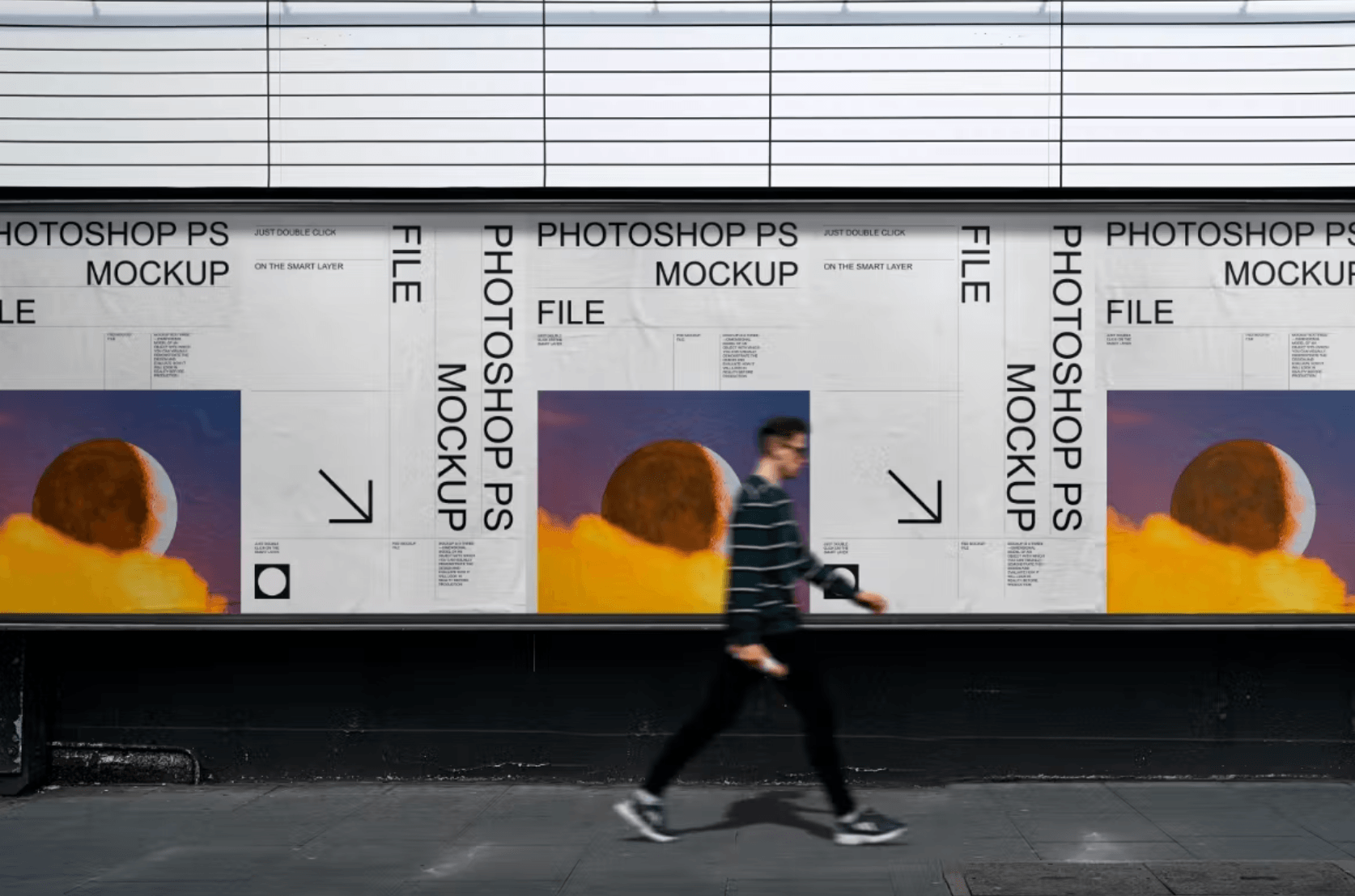 361Poster and Billboard Mockup Set - whaledesign