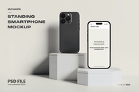 362AM - Standing Smartphone Mockup - whaledesign