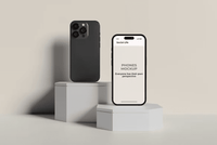 362AM - Standing Smartphone Mockup - whaledesign