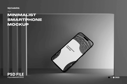 363AM - Minimalist Smartphone Mockup - whaledesign