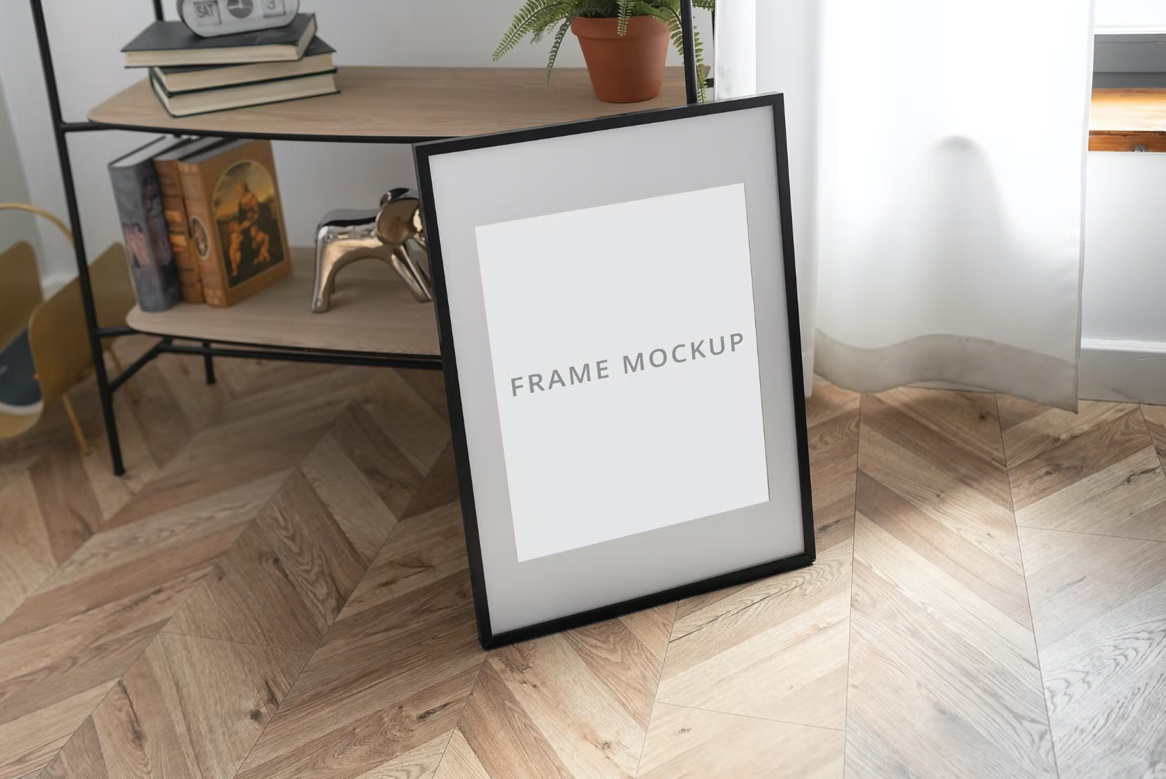 368Picture & Photo Black Frame Mockup Interior - whaledesign