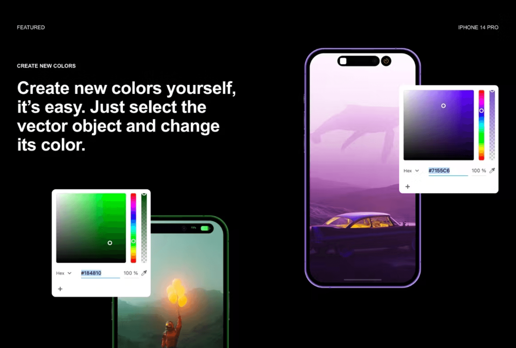373iPhone 14 Pro Mockup Set - whaledesign