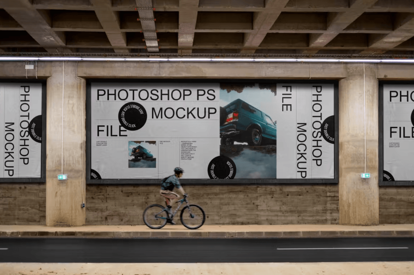 375Street Billboard Mockup Set - whaledesign