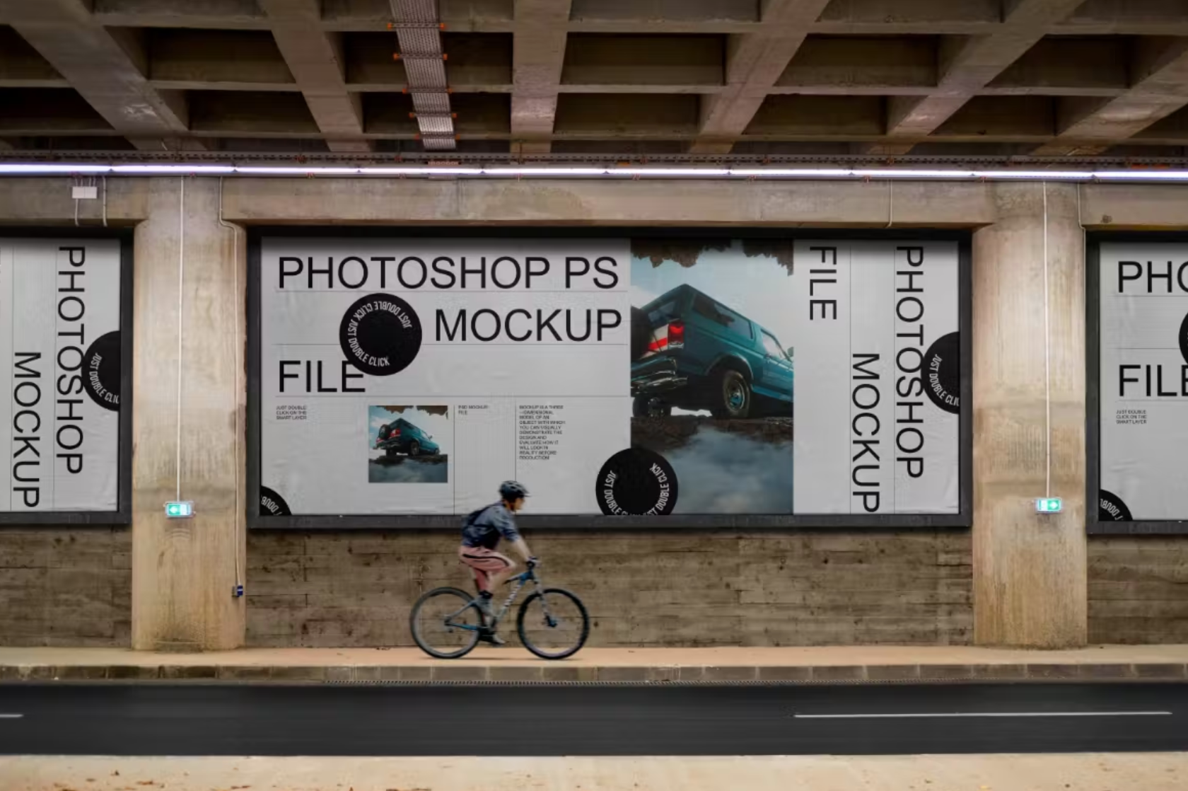 375Street Billboard Mockup Set - whaledesign