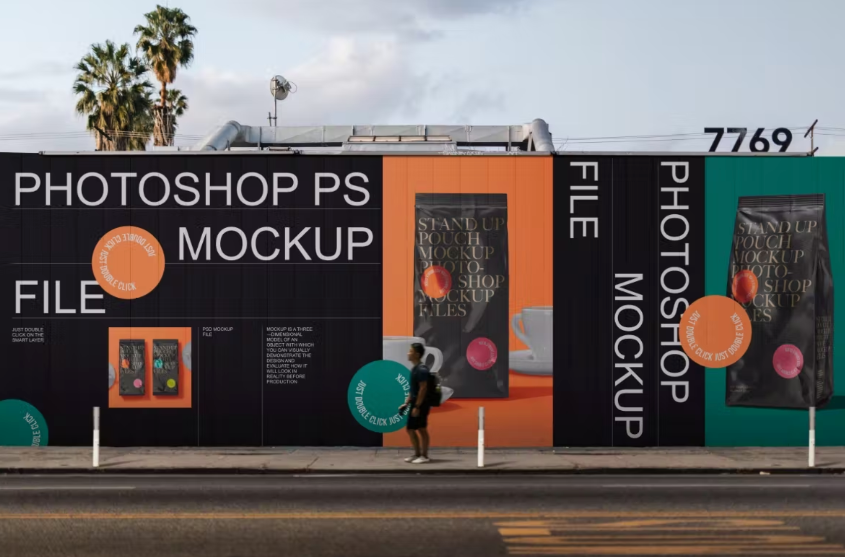 375Street Billboard Mockup Set - whaledesign