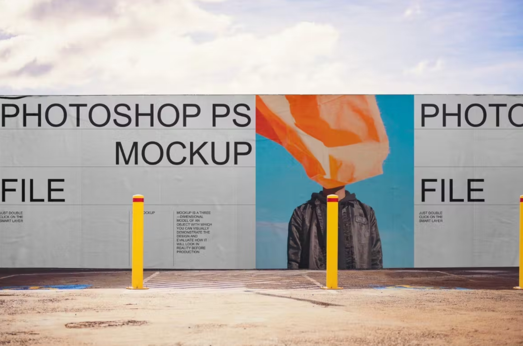 375Street Billboard Mockup Set - whaledesign