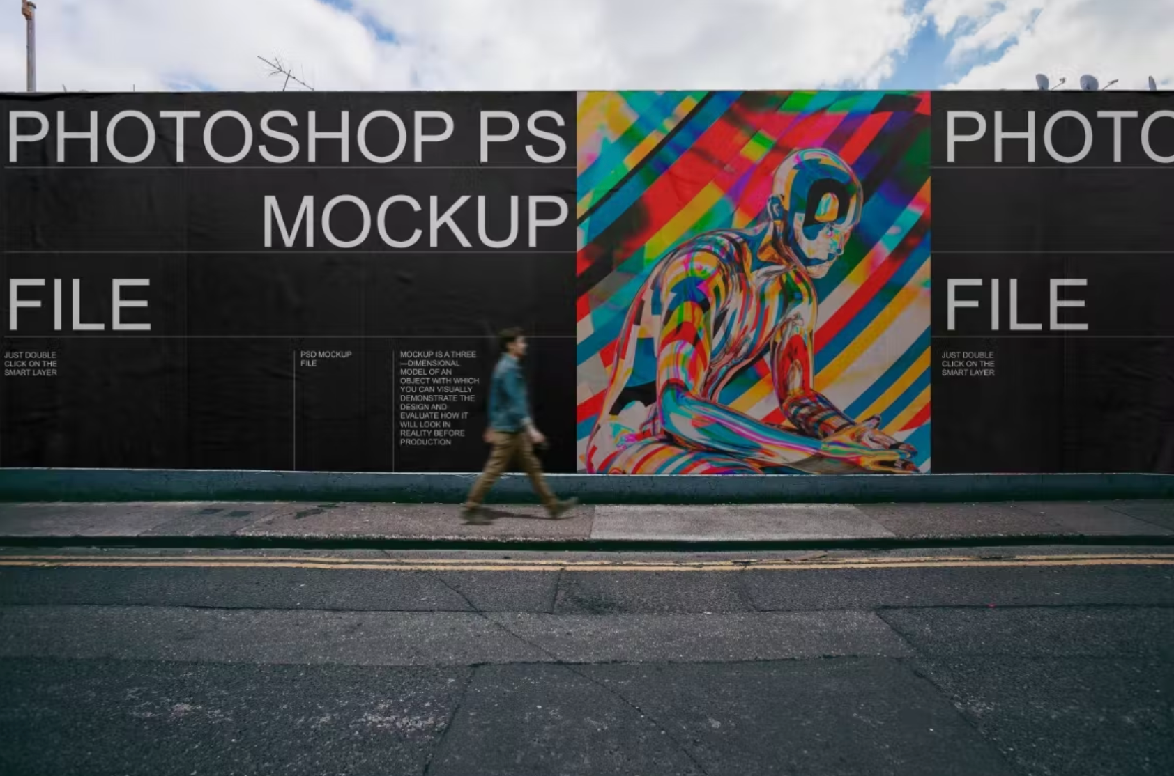 375Street Billboard Mockup Set - whaledesign