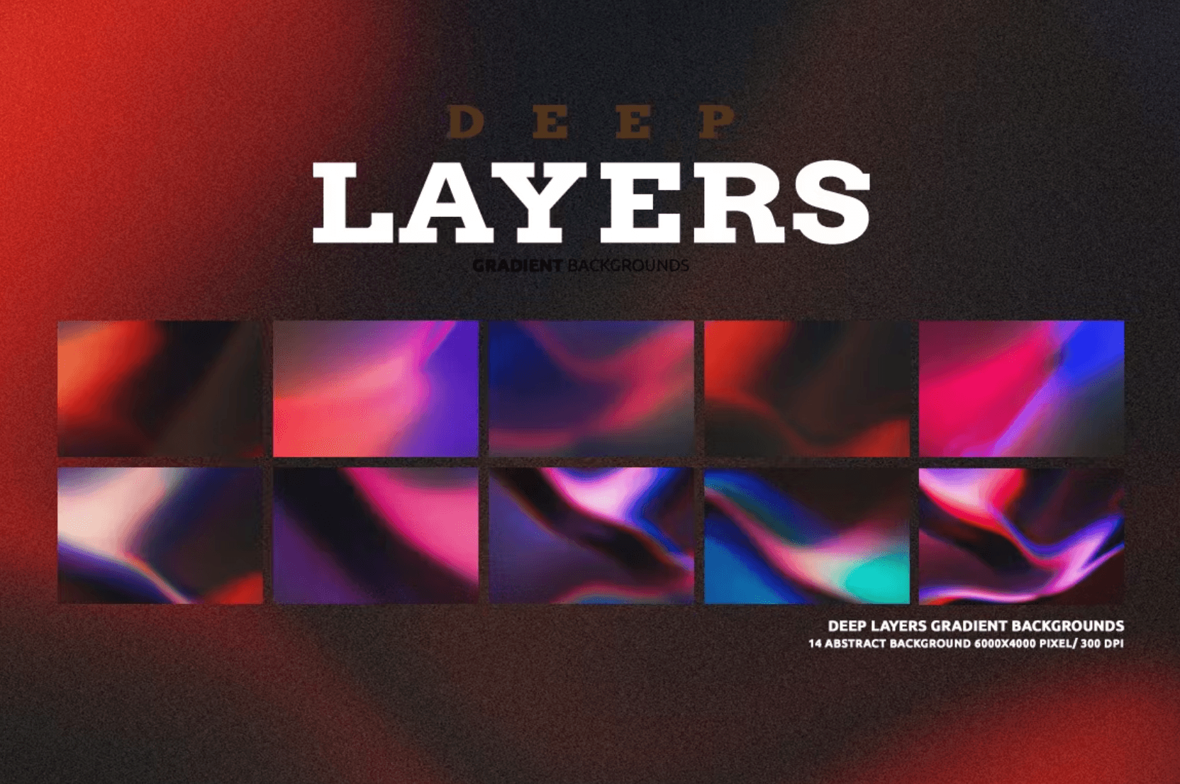 420Deep Layers Gradient Backgrounds - whaledesign
