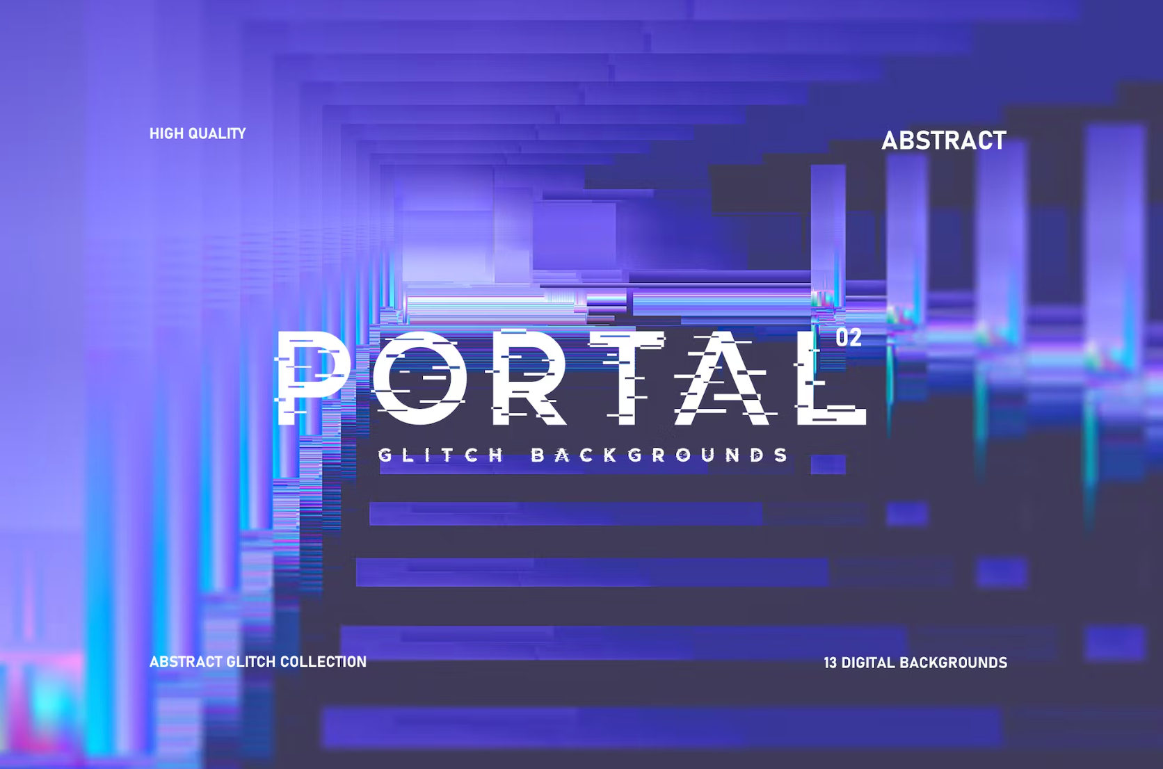 431Abstract Portal Glitch Backgrounds - whaledesign