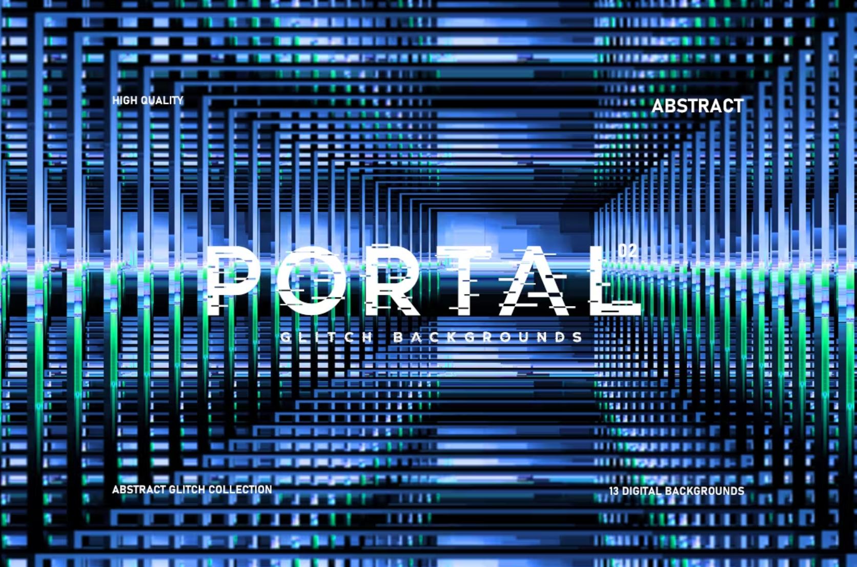 431Abstract Portal Glitch Backgrounds - whaledesign