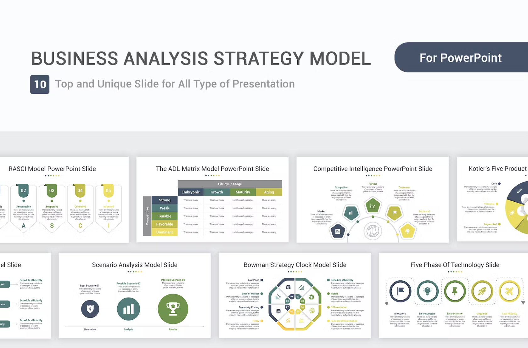 470Business Analysis Strategy Model PowerPoint - whaledesign