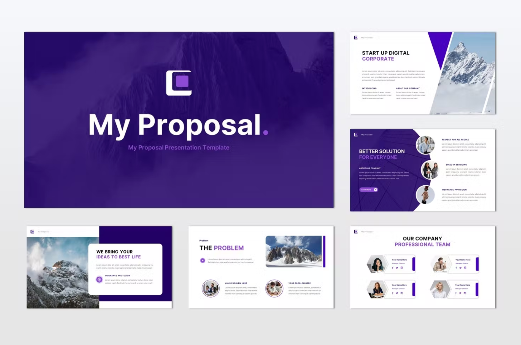 481My Proposal Powerpoint Presentation Template - whaledesign