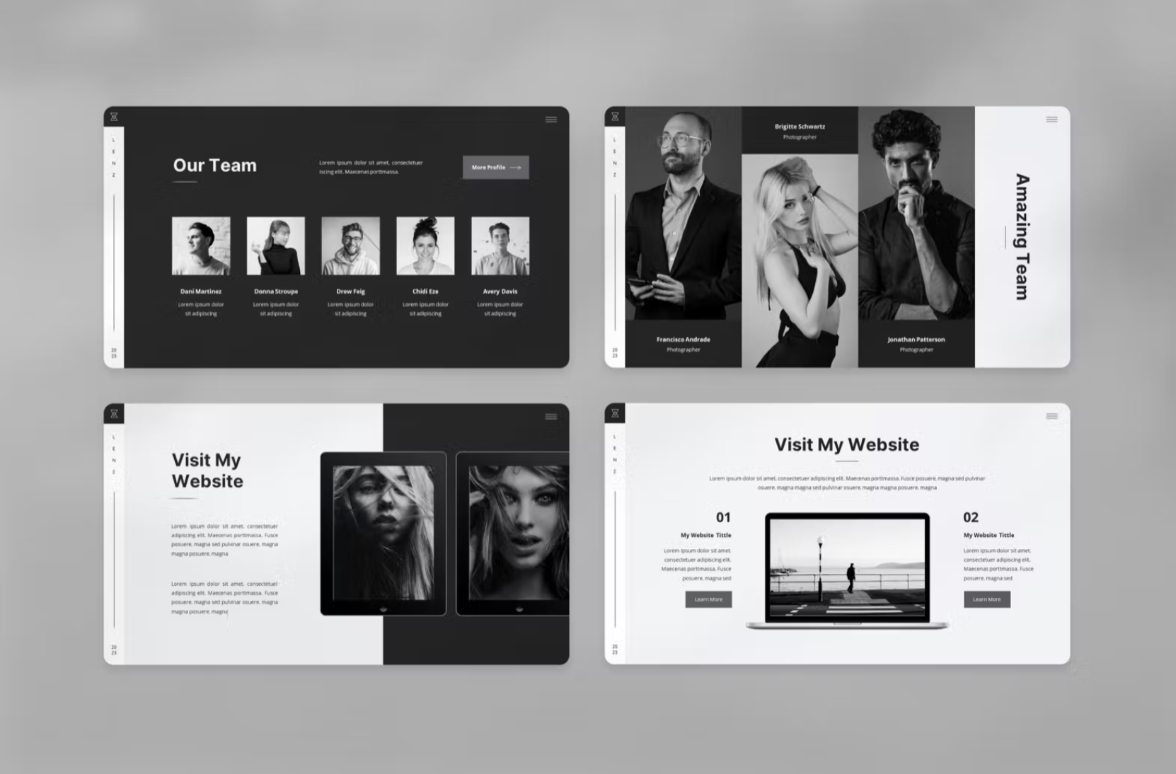 482Photography Portfolio Powerpoint Template - whaledesign